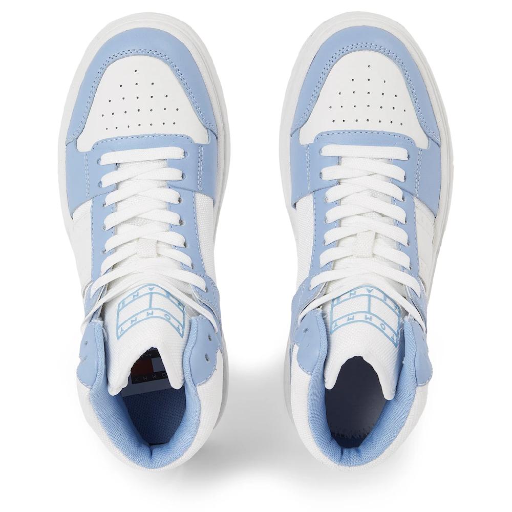 Tommy Jeans Sneaker »THE BROOKLYN MID TOP« Plateau High Top-Sneaker Freizeitschuh Gepolsterter Schaftrand Online Bestellen