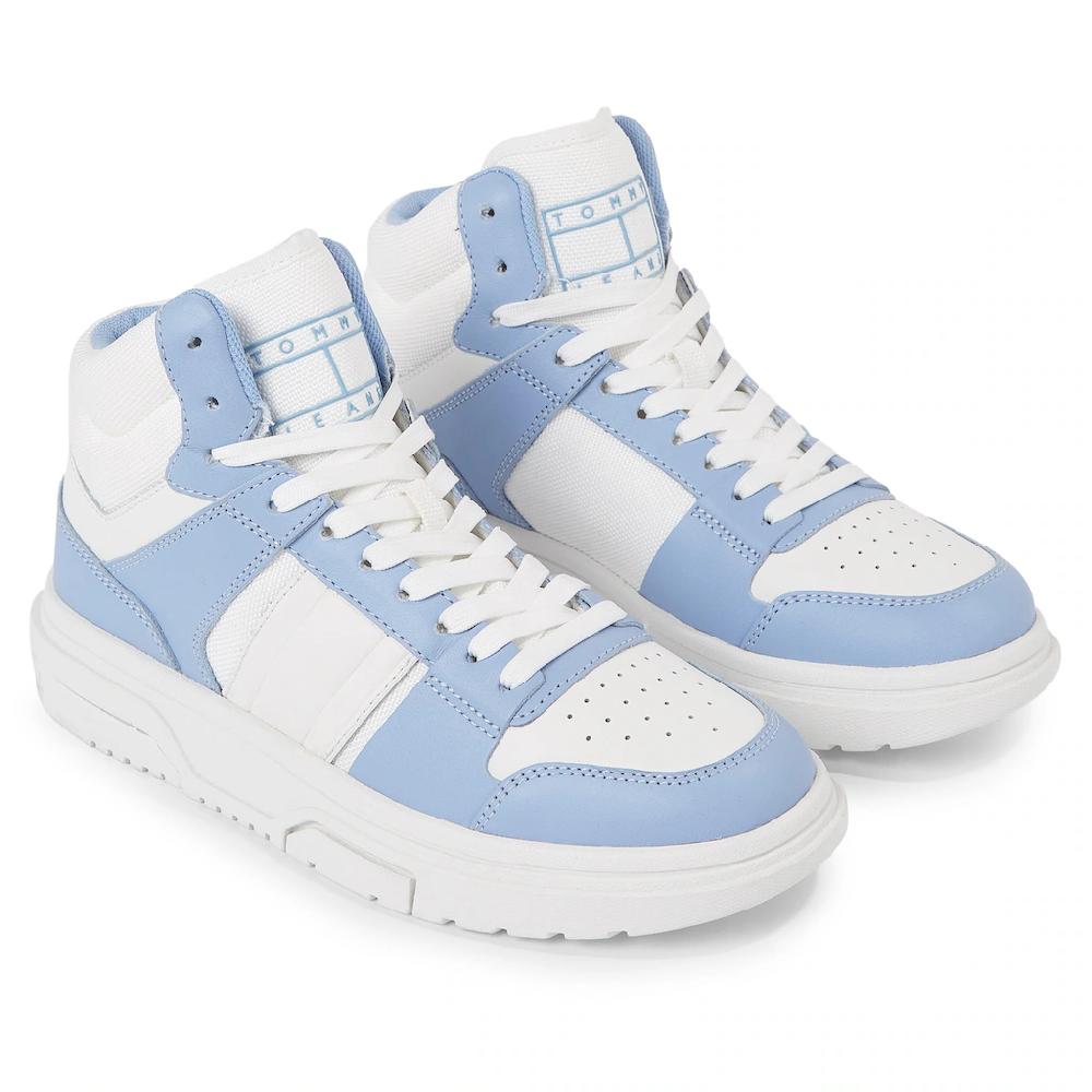 Tommy Jeans Sneaker »THE BROOKLYN MID TOP« Plateau High Top-Sneaker Freizeitschuh gepolsterter Schaftrand online bestellen