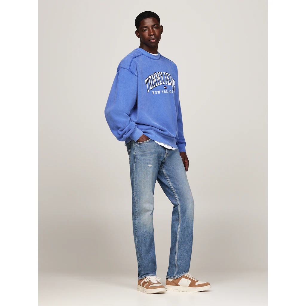 Tommy Jeans Sneaker »THE BROOKLYN MIX MAT.« Freizeitschuh Halbschuh Schnürschuh Mit Seitlichem Logo ▷ Für