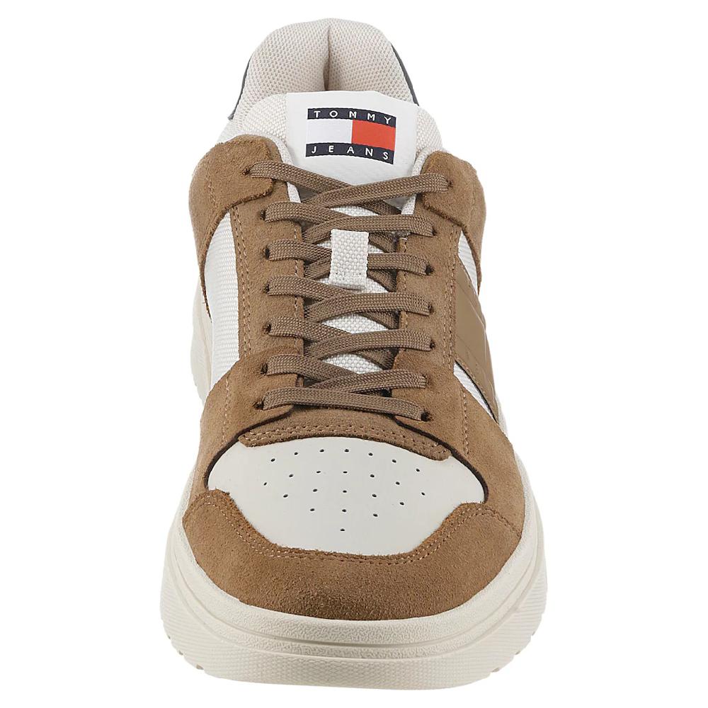 Tommy Jeans Sneaker »THE BROOKLYN MIX MAT.« Freizeitschuh Halbschuh Schnürschuh Mit Seitlichem Logo ▷ Für