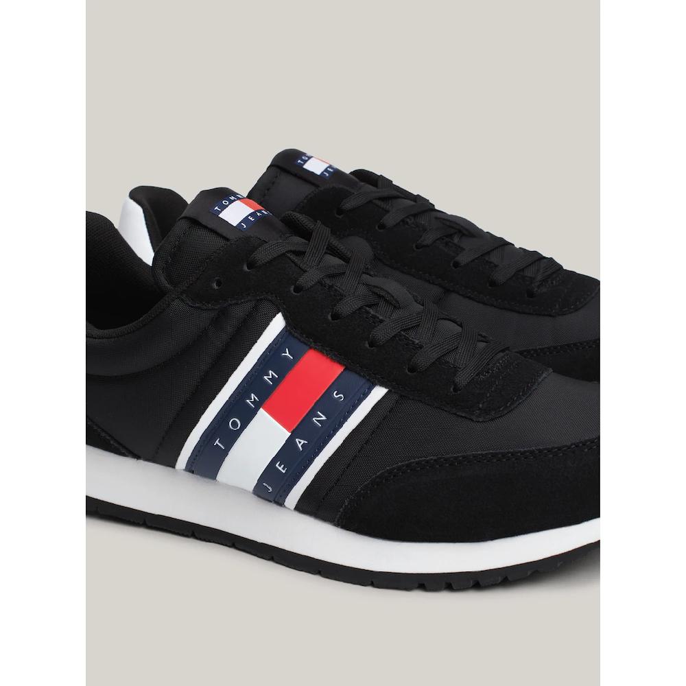 Tommy Jeans Sneaker »TJM RUNNER CASUAL ESS« Freizeitschuh Halbschuh Schnürschuh Mit Seitlicher Logoflagge ▷ Für