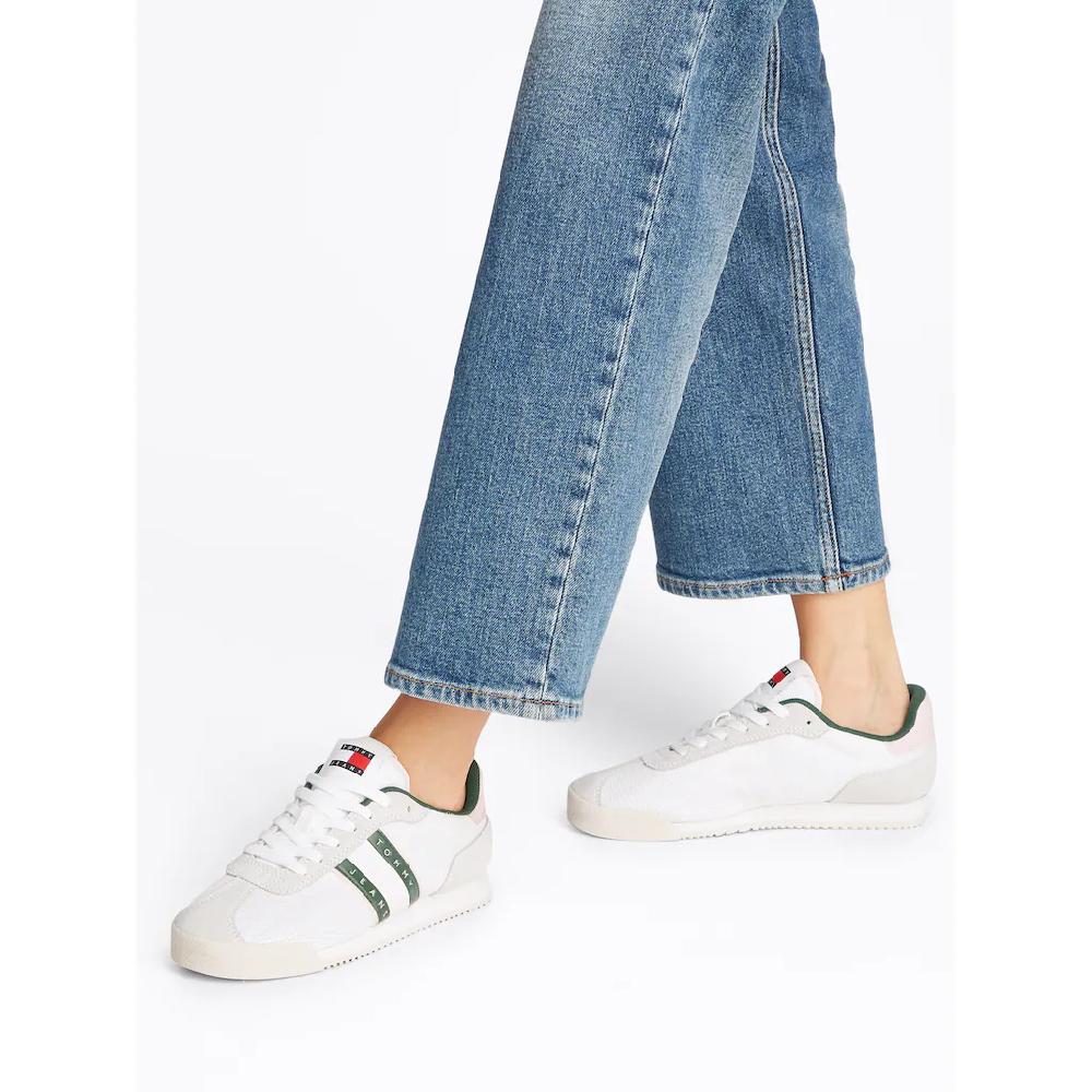 Tommy Jeans Sneaker »TJW LOW PROFILE RUNNER« Freizeitmode Halbschuh Schnürschuh Mit Kontrastbesatz Online Kaufen