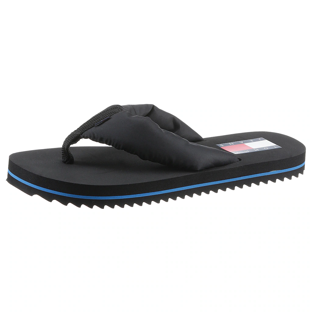 Tommy Jeans Zehentrenner »FLAG EVA BEACH SANDAL« mit wattierten Bandagen