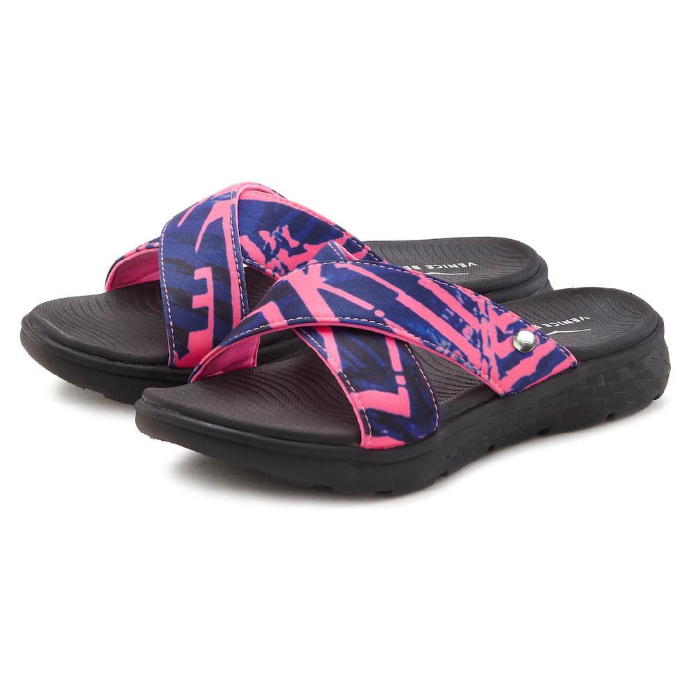 Venice Beach Badepantolette Pantolette Mule Sandale offener Schuh Badeschuh VEGAN