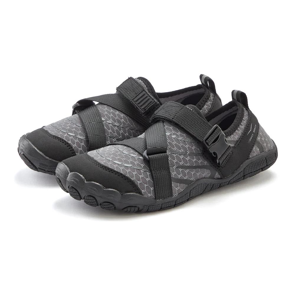 Venice Beach Badeschuh Aquaschuh Slipper Wasserschuh mit Klettverschluss VEGAN