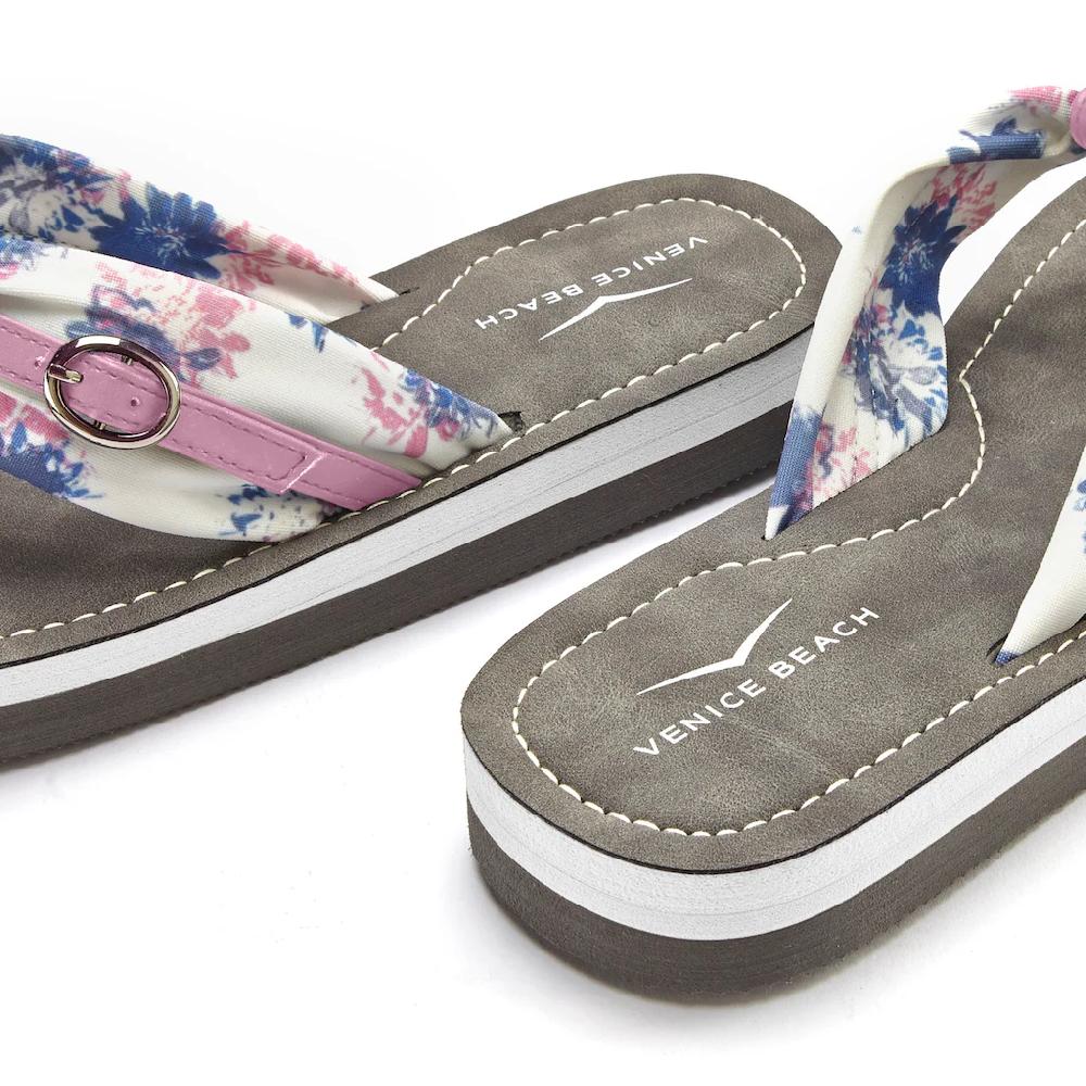 Venice Beach Badezehentrenner Flip Flop Mit Modischem Print VEGAN