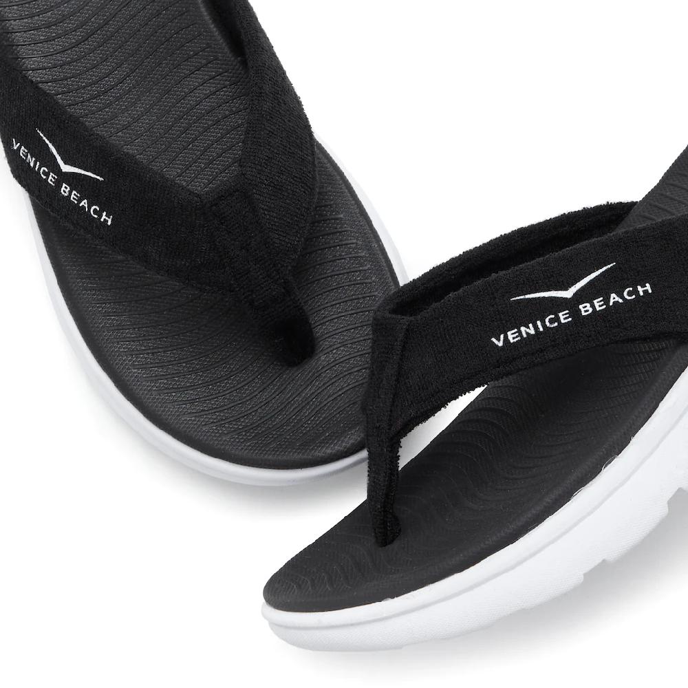 Venice Beach Badezehentrenner Sandale Pantolette Badeschuh Ultraleicht Im Sportiven Look VEGAN