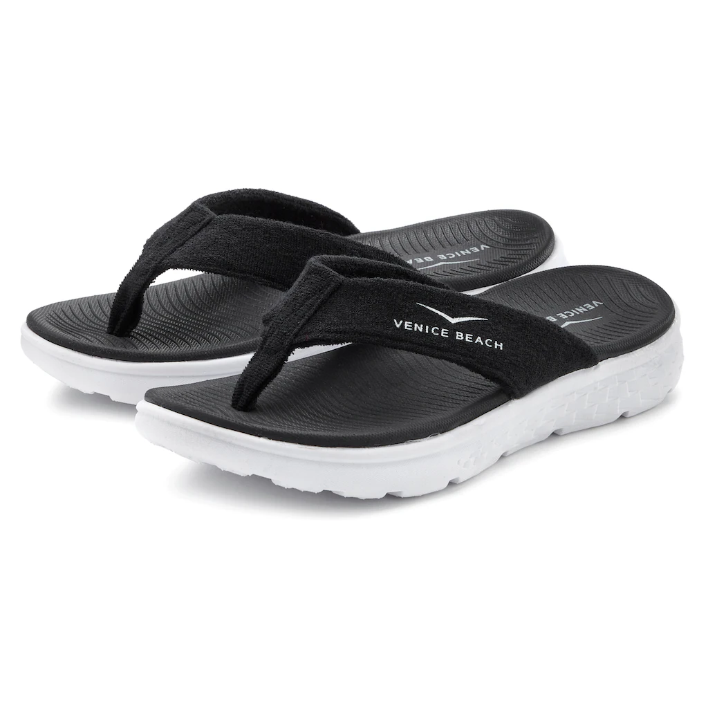 Venice Beach Badezehentrenner Sandale Pantolette Badeschuh ultraleicht im sportiven Look VEGAN