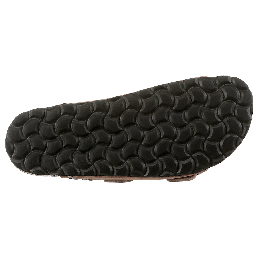 VERBENAS Pantolette »Randell Serraje Tachas« Sommerschuh Schlappen Hausschuh Mit Zwei Verstellbaren Schnallen