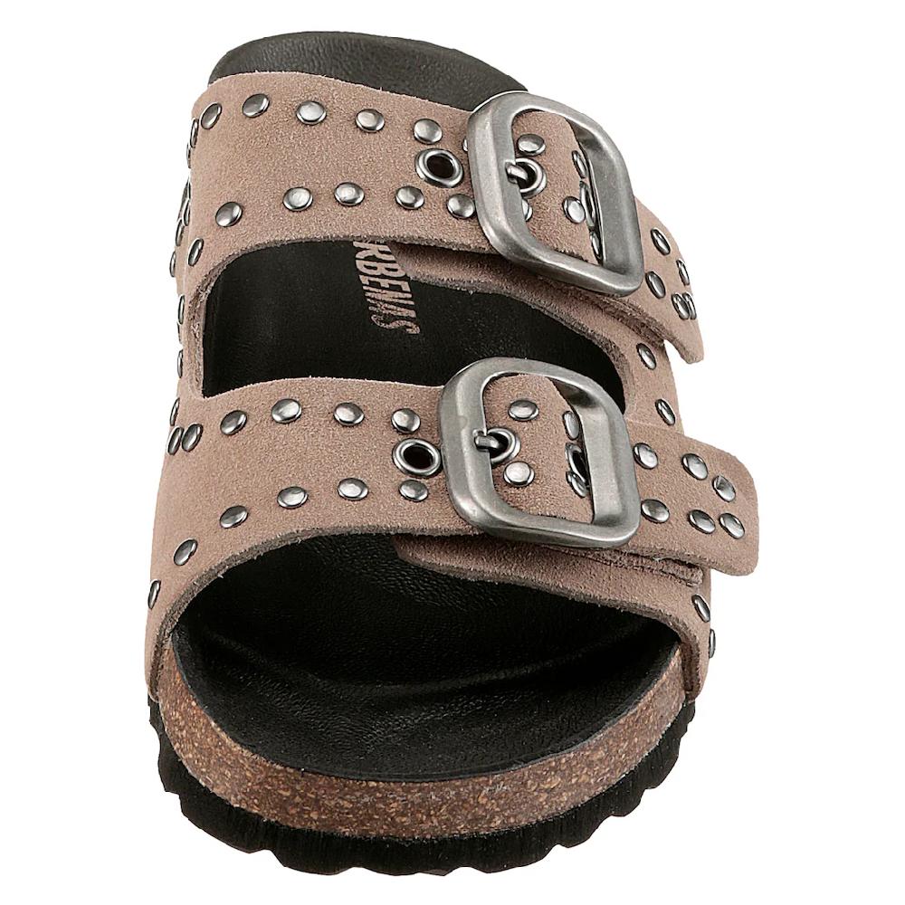 VERBENAS Pantolette »Randell Serraje Tachas« Sommerschuh Schlappen Hausschuh Mit Zwei Verstellbaren Schnallen