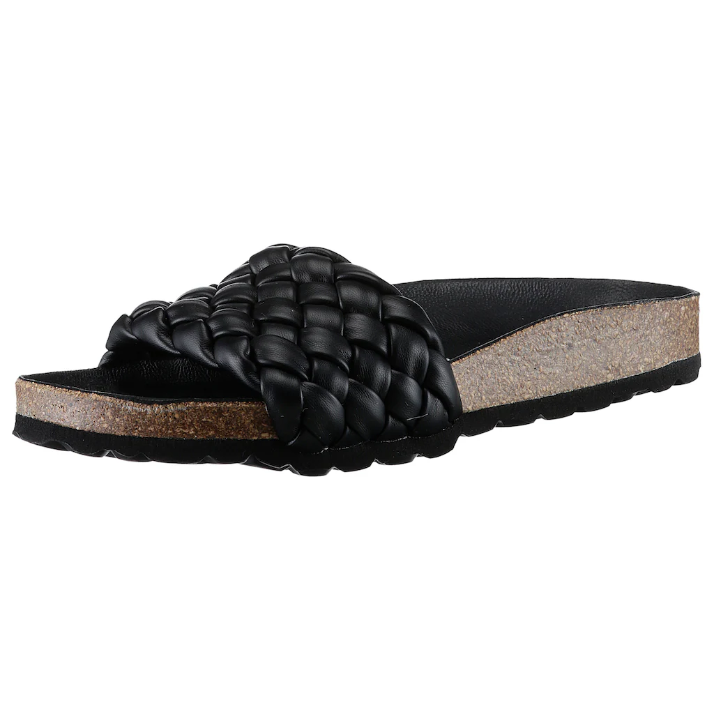 VERBENAS Pantolette »RICA TRENZA SOFT« Sommerschuh Schlappen Strandschuh mit geflochtener Bandage