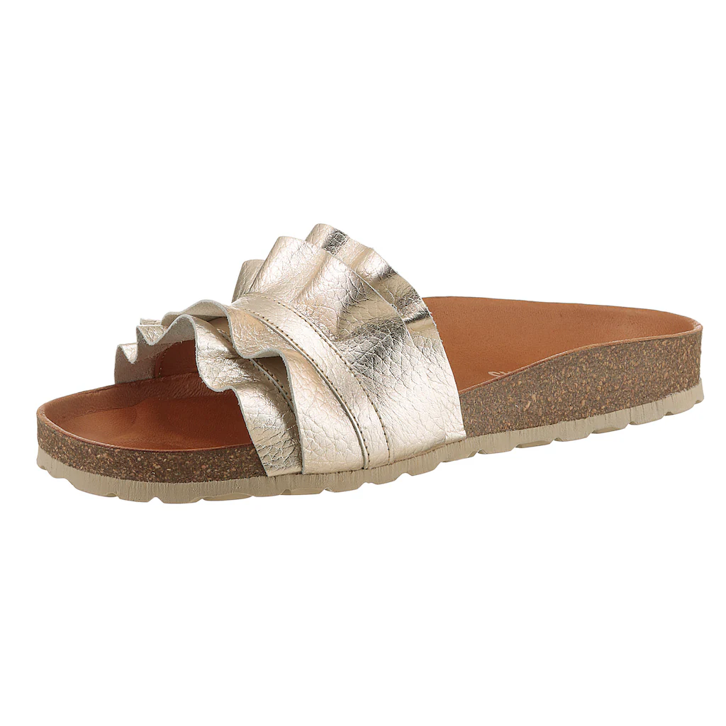 VERBENAS Pantolette »Rocio Roda« Sommerschuh Strandschuh Urlaubschuh vorgeformtes Fußbett