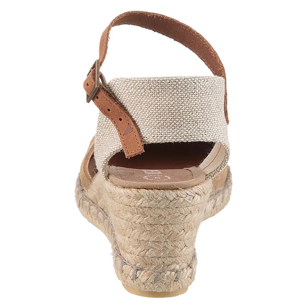 VERBENAS Sandalette »MALENA SERRAJE« Sommerschuh Riemchensandale Urlaubschuh Mit Keilabsatz