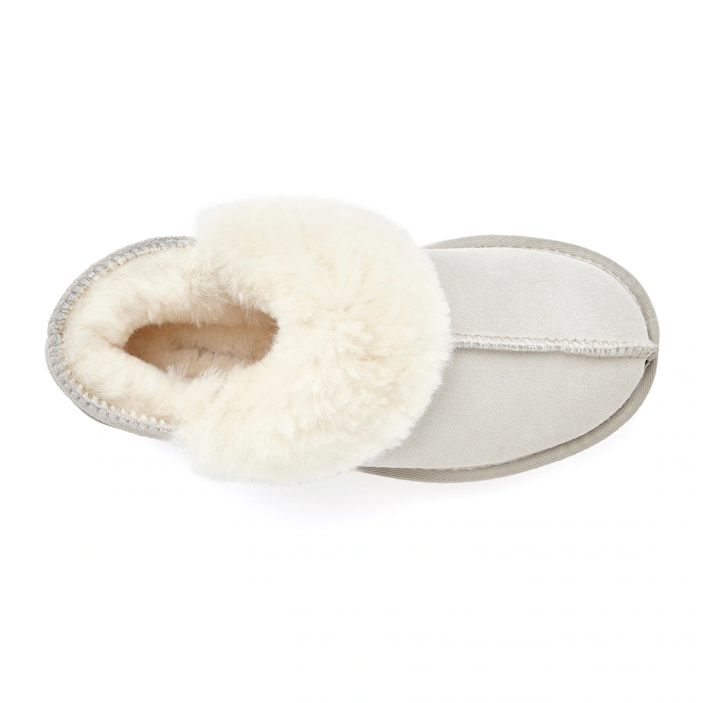 Vivance Hausschuh »Plüsch Hausschuh Pantolette Pantoffel« Aus Leder Mit Kuscheligem Lammfell Kaufen