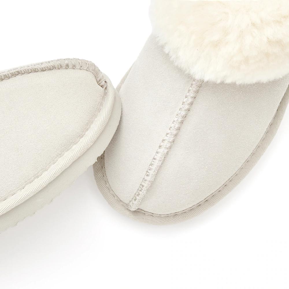 Vivance Hausschuh »Plüsch Hausschuh Pantolette Pantoffel« Aus Leder Mit Kuscheligem Lammfell Kaufen