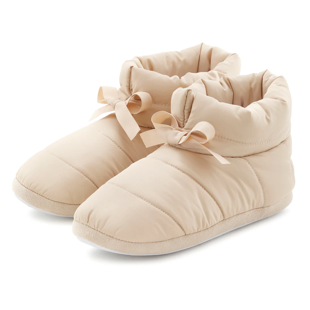 Vivance Hausschuh zum Reinschlüpfen Stepp-Optik Plüsch Pantolette Pantoffel VEGAN bestellen
