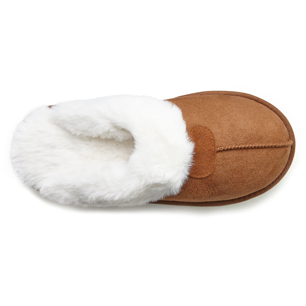 Vivance Pantolette »Plüsch Hausschuhe Hausschuh Pantoffeln Clogs Schlappen « Mit Warmfutter VEGAN