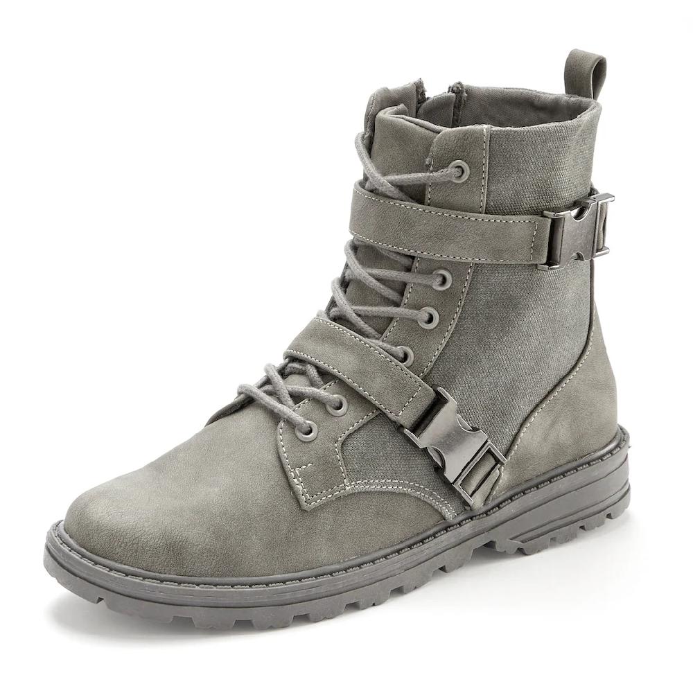 Vivance Stiefelette »Stiefel Boots« Mit Modischen Zierschnallen VEGAN