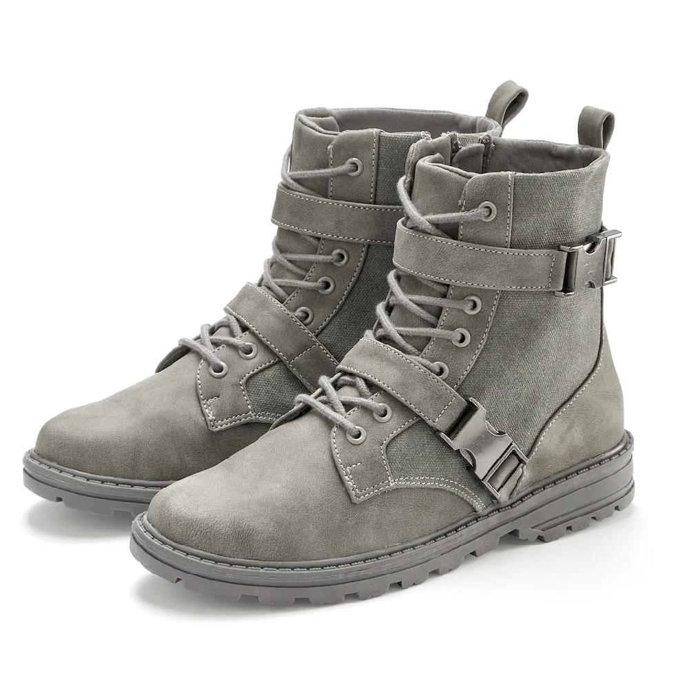 Vivance Stiefelette »Stiefel Boots« mit modischen Zierschnallen VEGAN