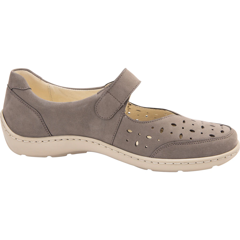 Waldläufer Ballerina »HENNI« Klettschuh Komfortschuh Mit Perforation H-Weite ▷ Für