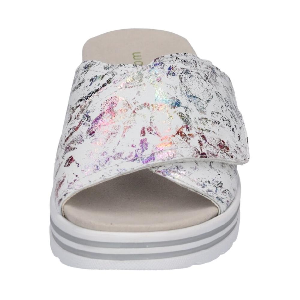 Waldläufer Keilpantolette »H-MICHELLE« Sommerschuh Bequemschuh Mit Klettverschluss. H-Weite