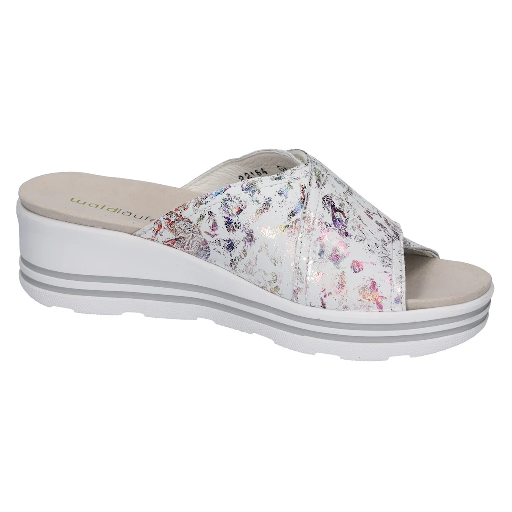 Waldläufer Keilpantolette »H-MICHELLE« Sommerschuh Bequemschuh Mit Klettverschluss. H-Weite