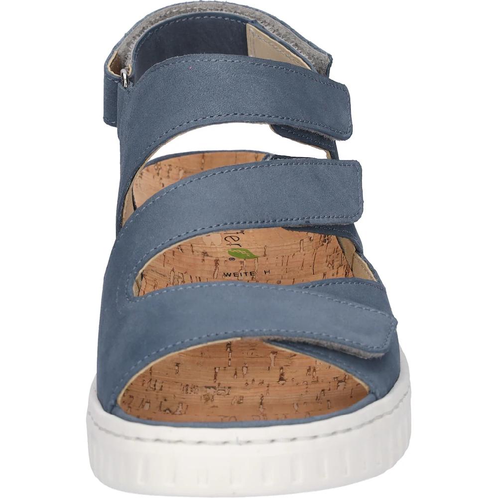 Waldläufer Keilsandalette »H-Willow« Sommerschuh Sandale Keilabsatz Mit Kork-Fußbett Weite H Online Kaufen