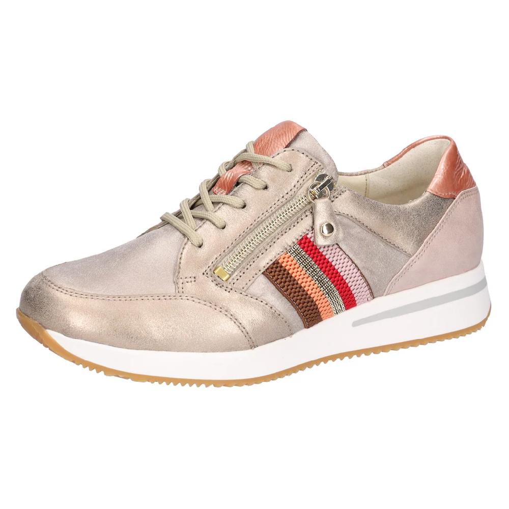 Waldläufer Keilsneaker »H-AGNES« Schnürschuh Halbschuh Freizeitschuh Kontrastbesätze Weite H Online Bestellen