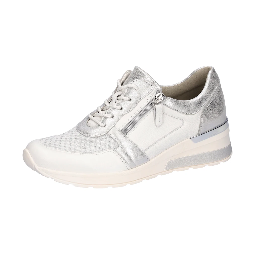 Waldläufer Keilsneaker »H-CLARA« Schnürer Halbschuh Freizeitschuh mit Metallic-Einsatz