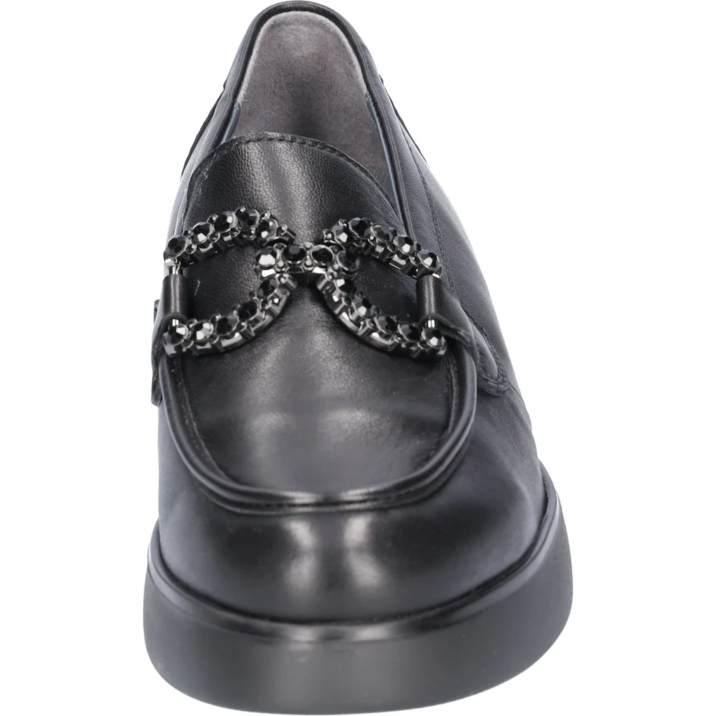 Waldläufer Loafer »H-PENNY« Slipper Komfortschuh Schlupfschuh In Bequemweite G (= Weit)