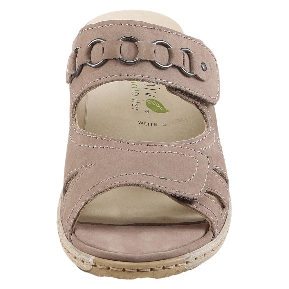 Waldläufer Pantolette »GARDA« Keilabsatz Sommerschuh Schlappen Mit Schmuckapplikation Weite G ▷ Für