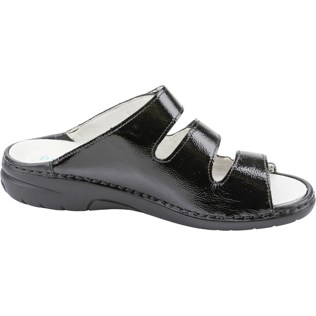 Waldläufer Pantolette »GUNNA« Komfortschuh Klettschuh Hausschuh In Bequemweite G (= Weit)