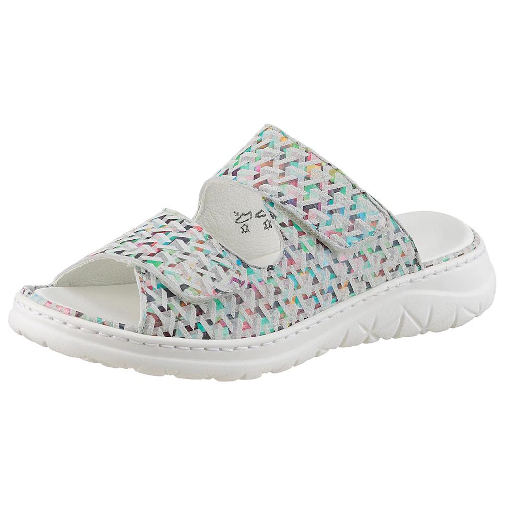 Waldläufer Pantolette »H-JOLINE« Sommerschuh Bequemschuh Hausschuh mit Klettverschlüsse H-Weite