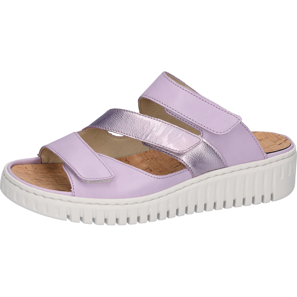 Waldläufer Pantolette »H-Willow« Keilabsatz Sommerschuh Schlappen mit Klettverschlüssen Weite H bestellen