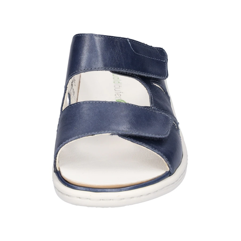 Waldläufer Pantolette »HERIA« Hausschuh Bequemschuh Sommerschuh In Komfortweite H (= Sehr Weit) Online Bestellen