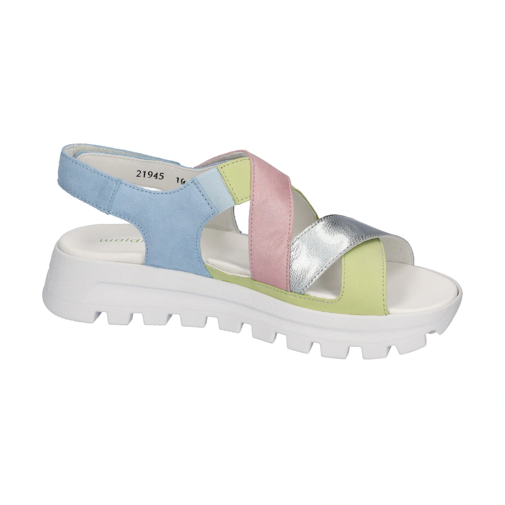 Waldläufer Plateausandale »H-NELE« Sommerschuh Klettschuh Sandalette In Komfortweite H (= Sehr Weit) Bestellen