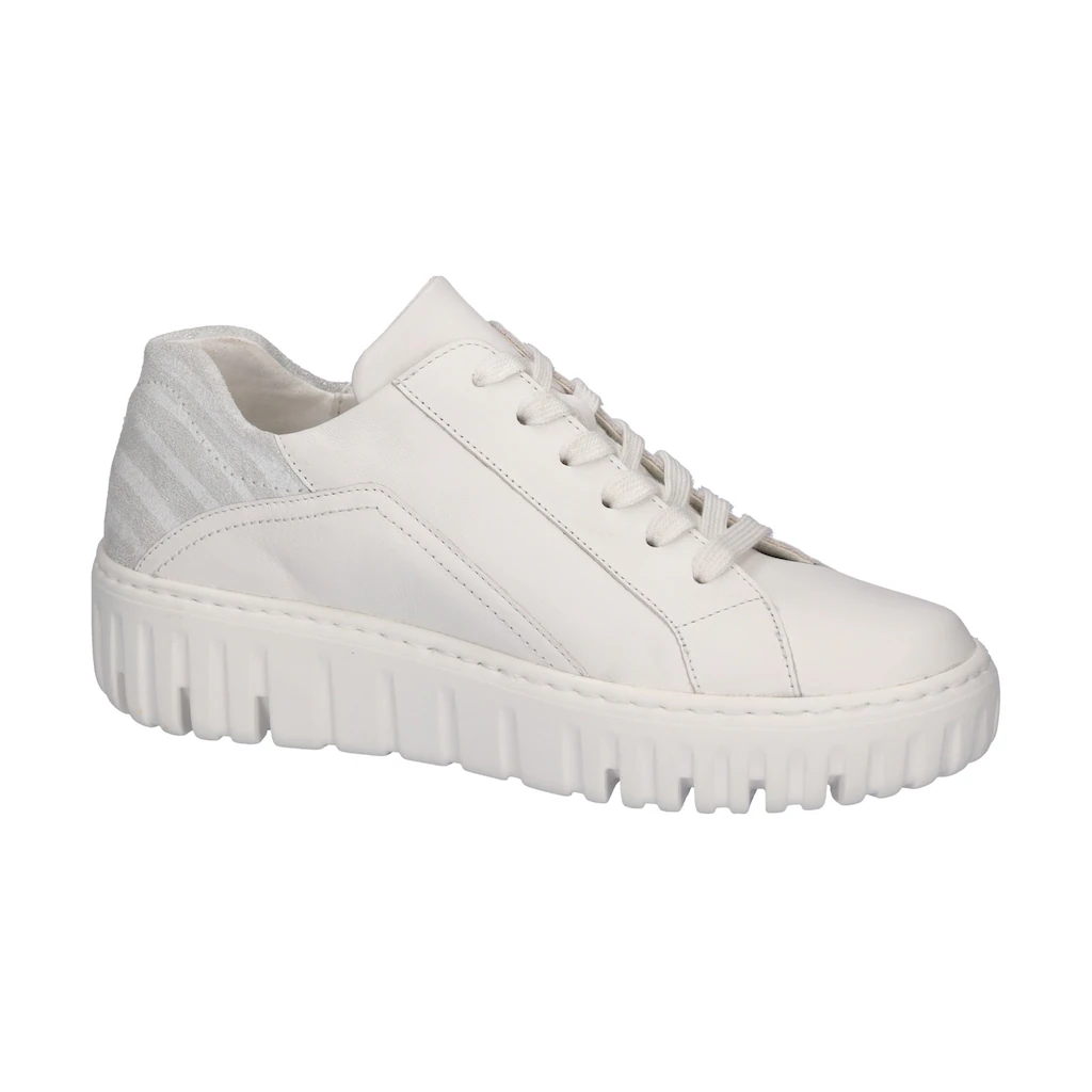 Waldläufer Plateausneaker »H-LIVIA« Schnürer Halbschuh Freizeitschuh Mit Außen-Reißverschluss Online Kaufen