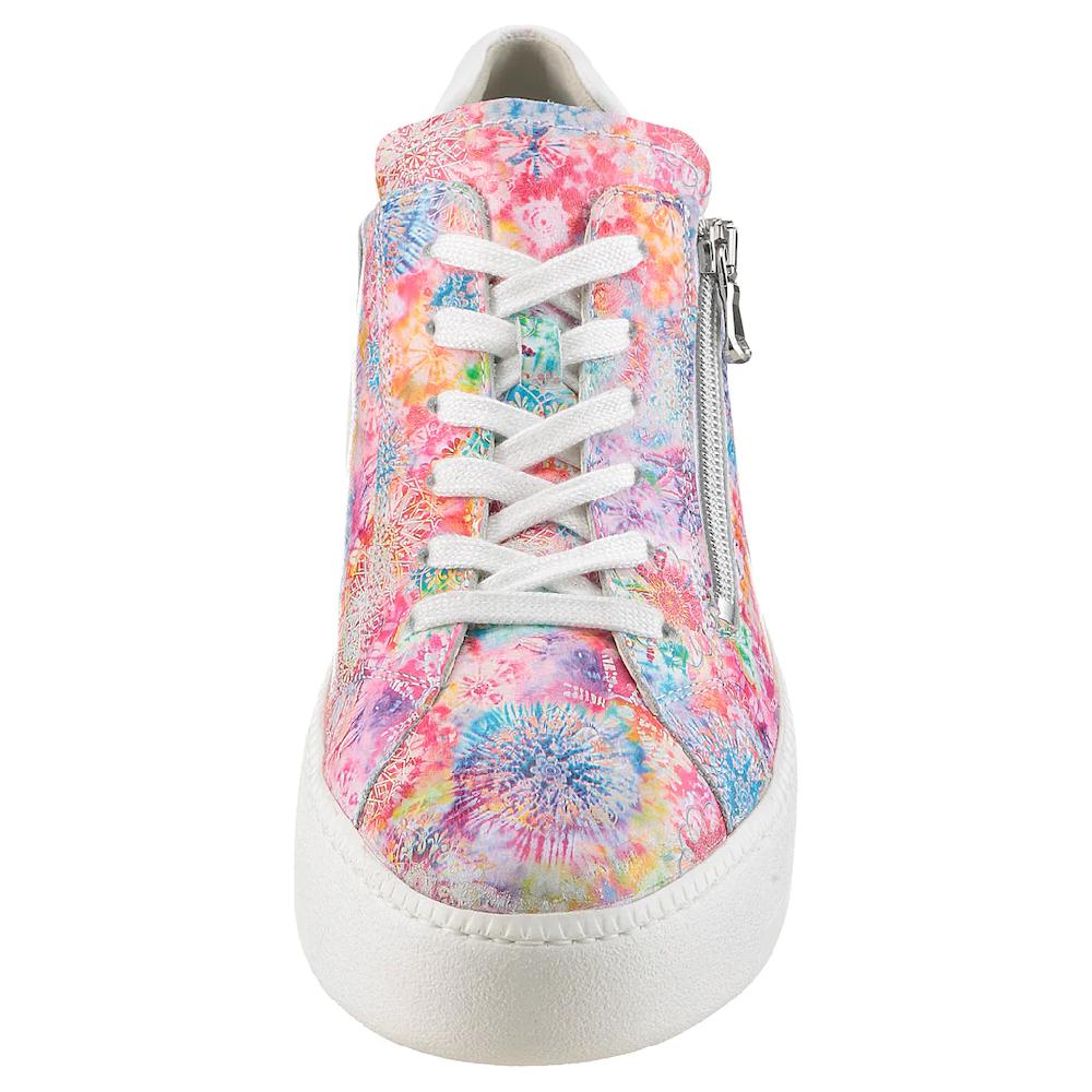 Waldläufer Plateausneaker »H-NICKY« Freizeitschuh Halbschuh Schnürschuh Mit Hübschem Blütenprint ▷ Für