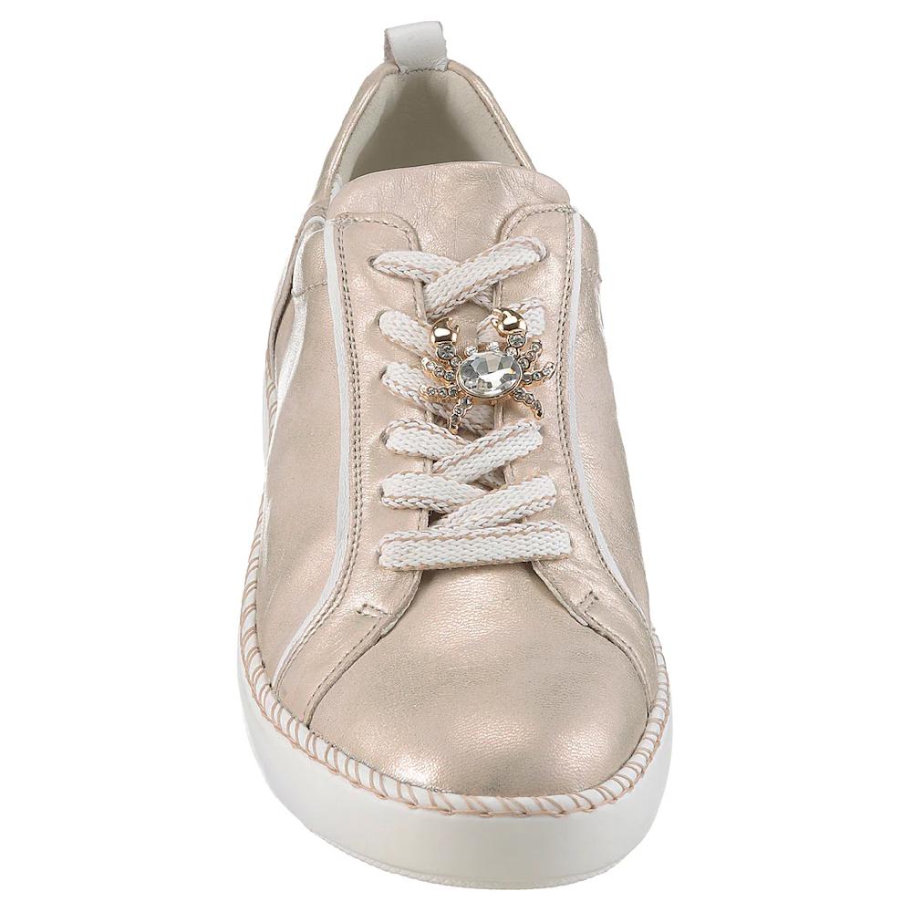 Waldläufer Plateausneaker »H-VIVIEN« Freizeitschuh Halbschuh Schnürer Schmuckelement Komfortweite H ▷ Für