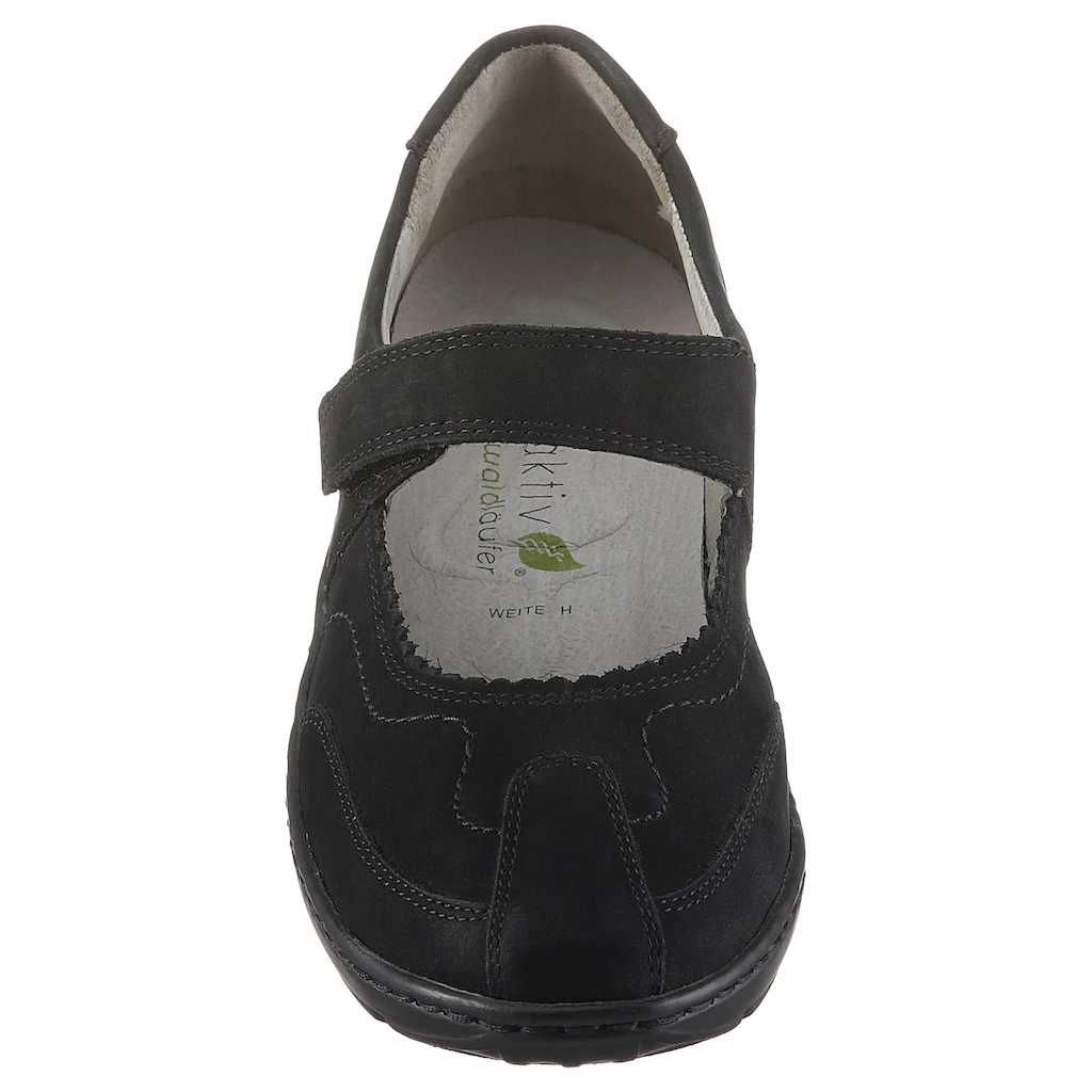 Waldläufer Riemchenballerina »HENNI« Slipper Bequemschuh Klettschuh In Komfortabler Weite H (=sehr Weit) Bestellen