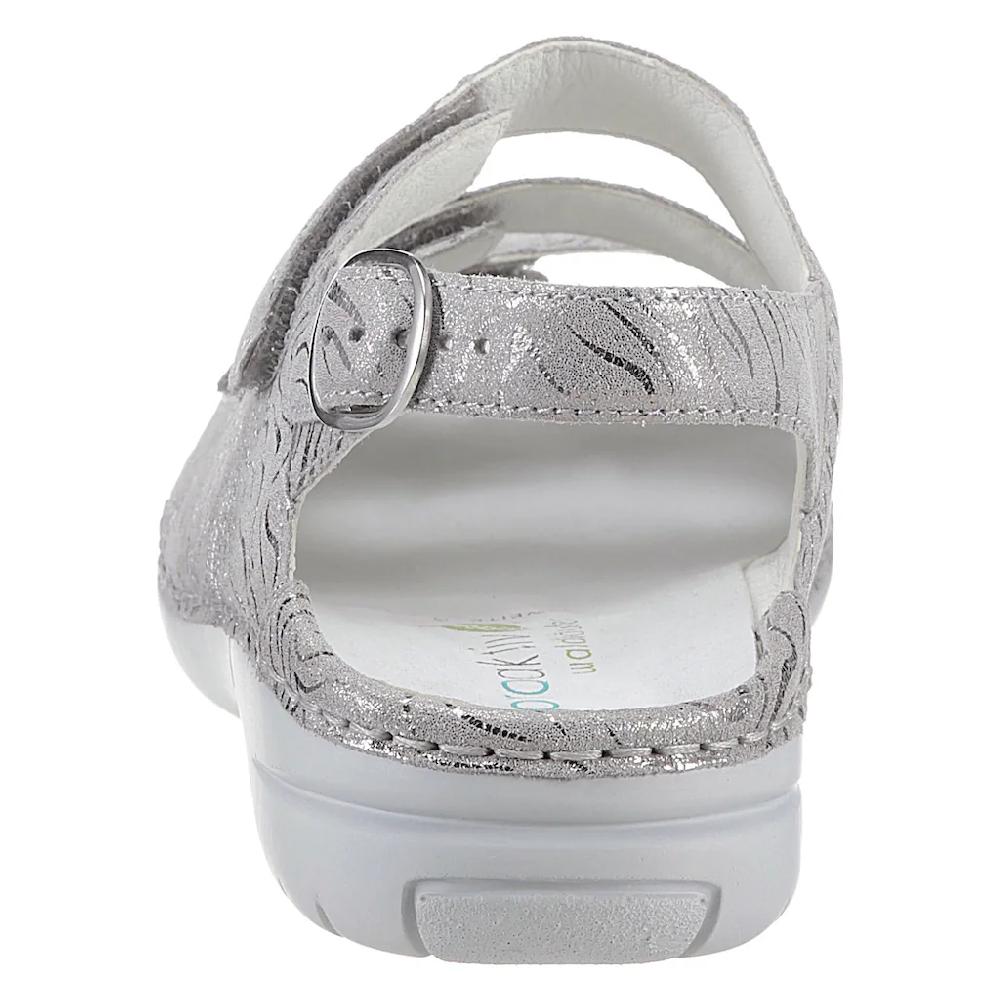 Waldläufer Riemchensandale »GUNNA« Sommerschuh Sandalette Keilabsatz In Metallic-Optik G-Weite Online Bestellen