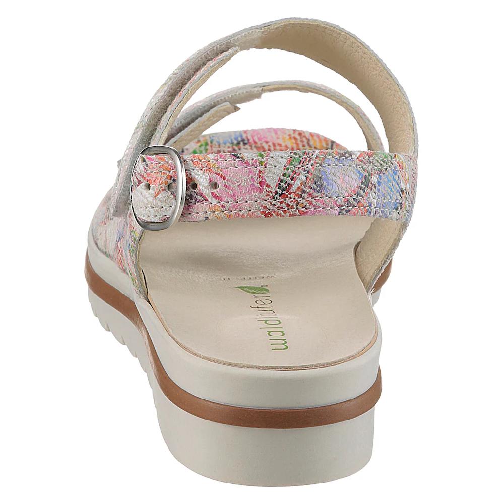 Waldläufer Riemchensandale »HAKURA« Klettschuh Sandalette Keilabsatz In Komfortweite H (= Sehr Weit)