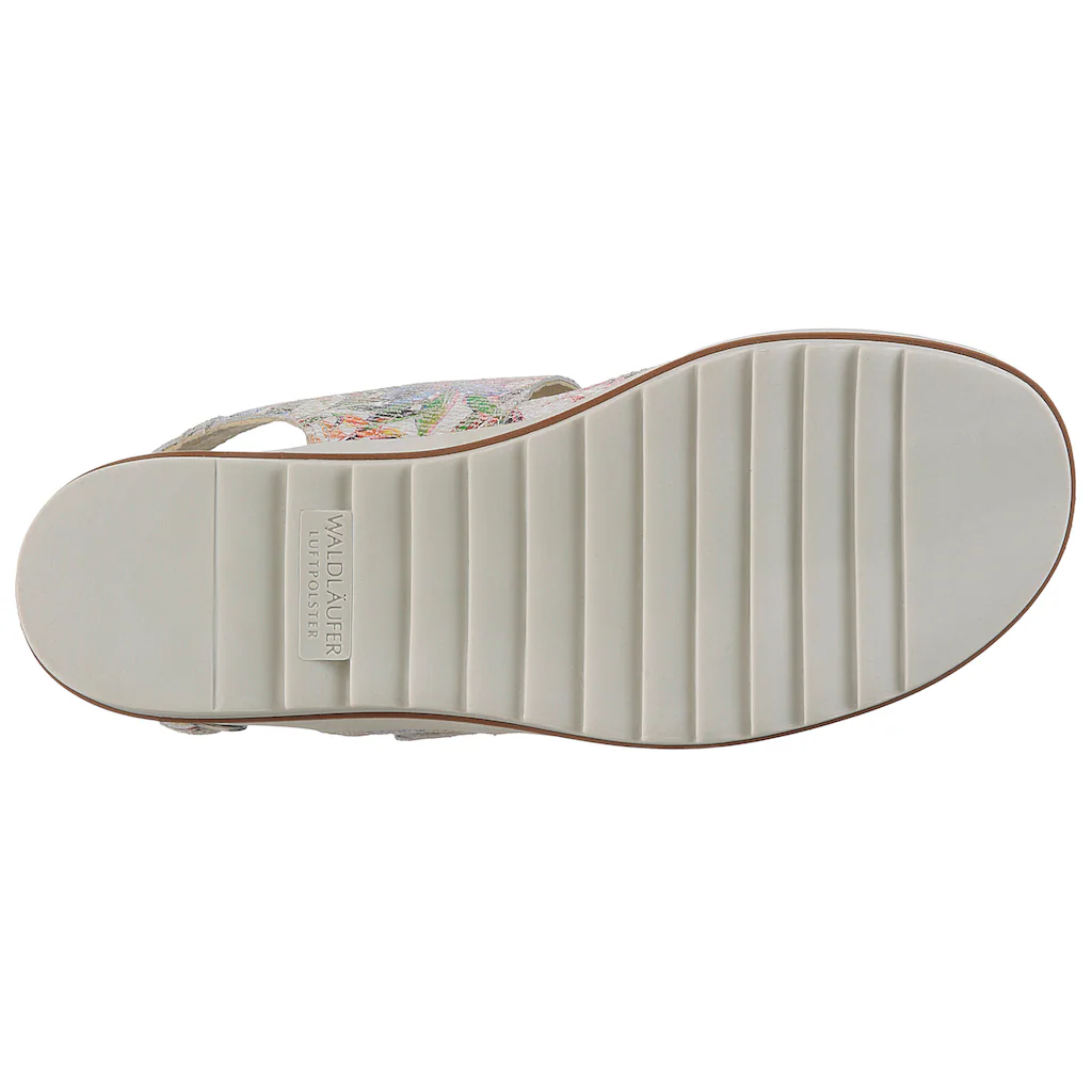 Waldläufer Riemchensandale »HAKURA« Klettschuh Sandalette Keilabsatz In Komfortweite H (= Sehr Weit)