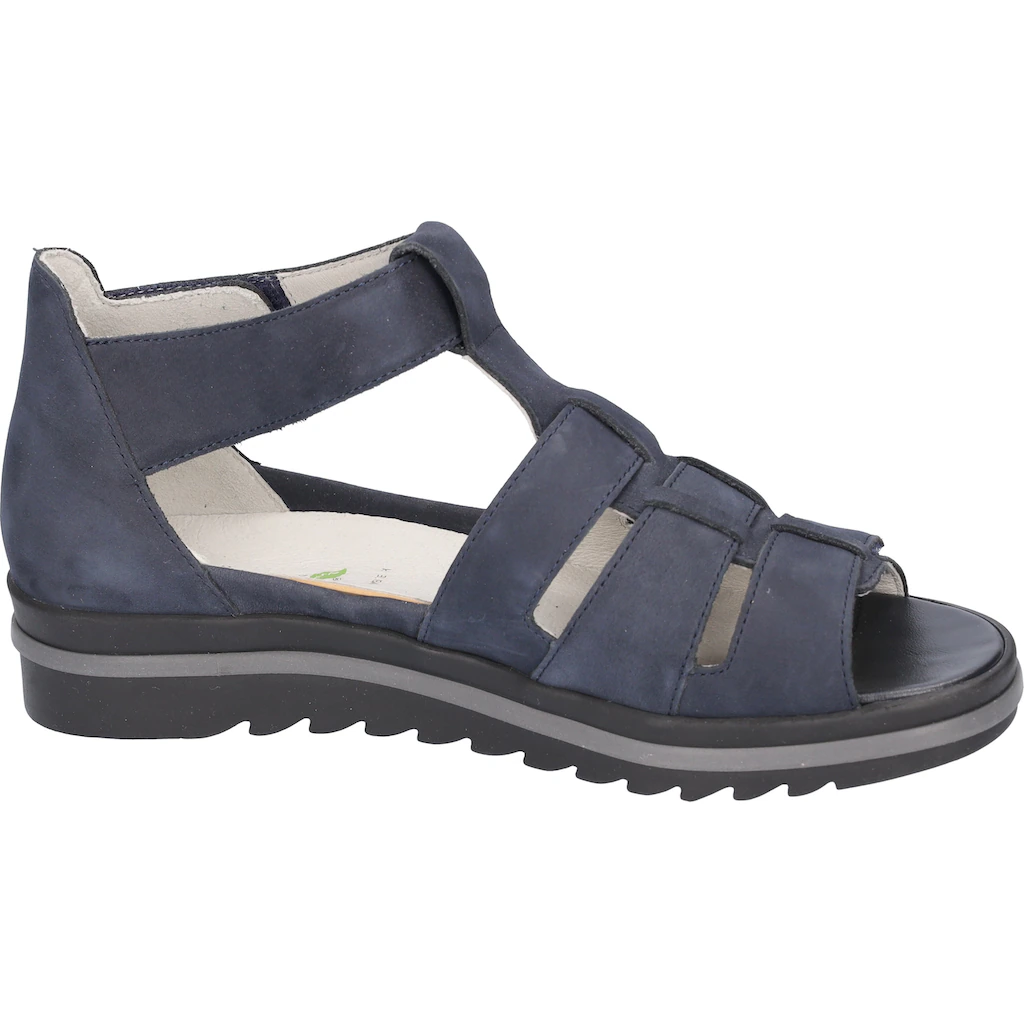 Waldläufer Sandale »Hakura« Sommerschuh Sandalette Keilabsatz Mit Klett Komfortweite H Online Bestellen