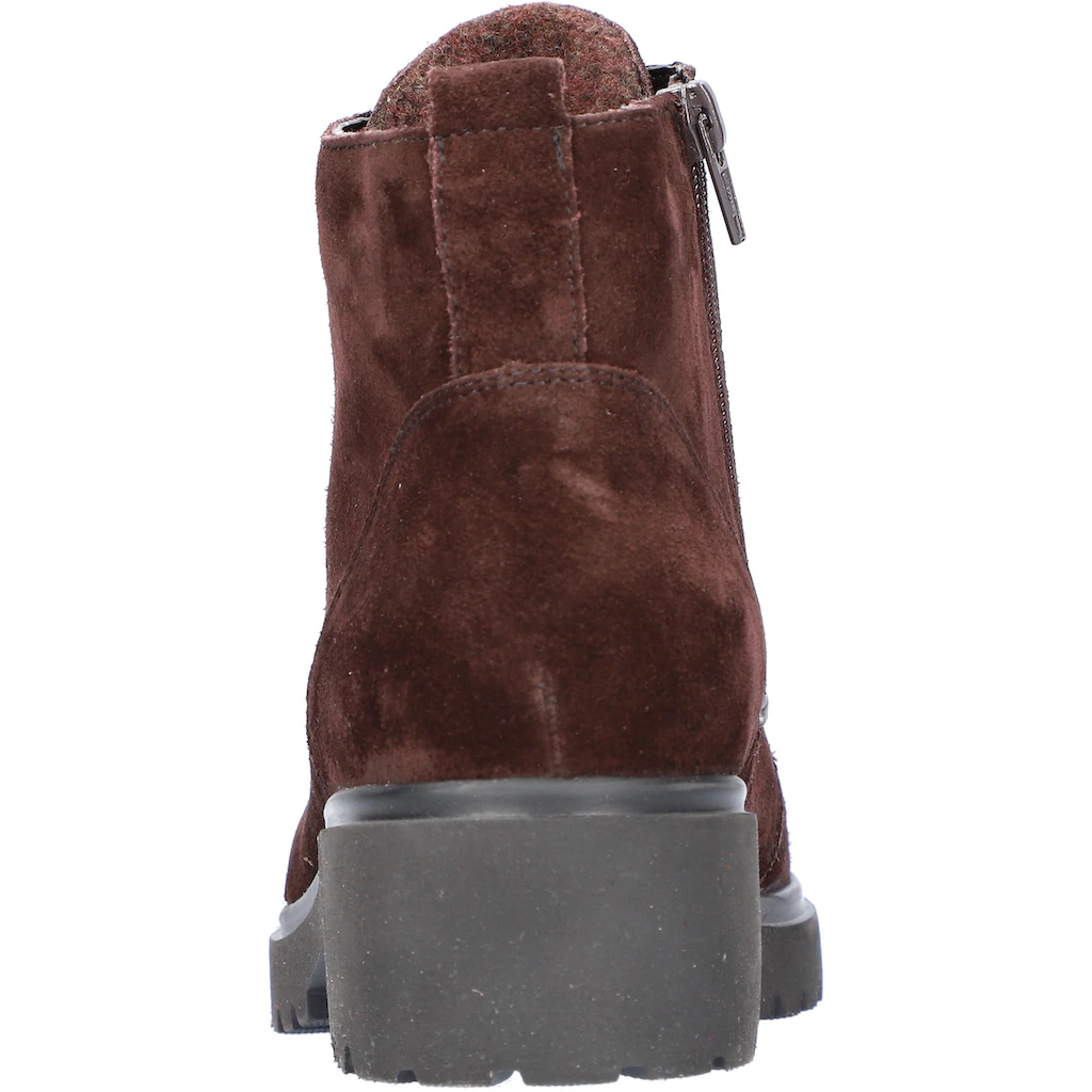 Waldläufer Schnürboots »H-LUISE« Stiefelette Blockabsatz In Bequemer Schuhweite G (= Weit) ▷ Für