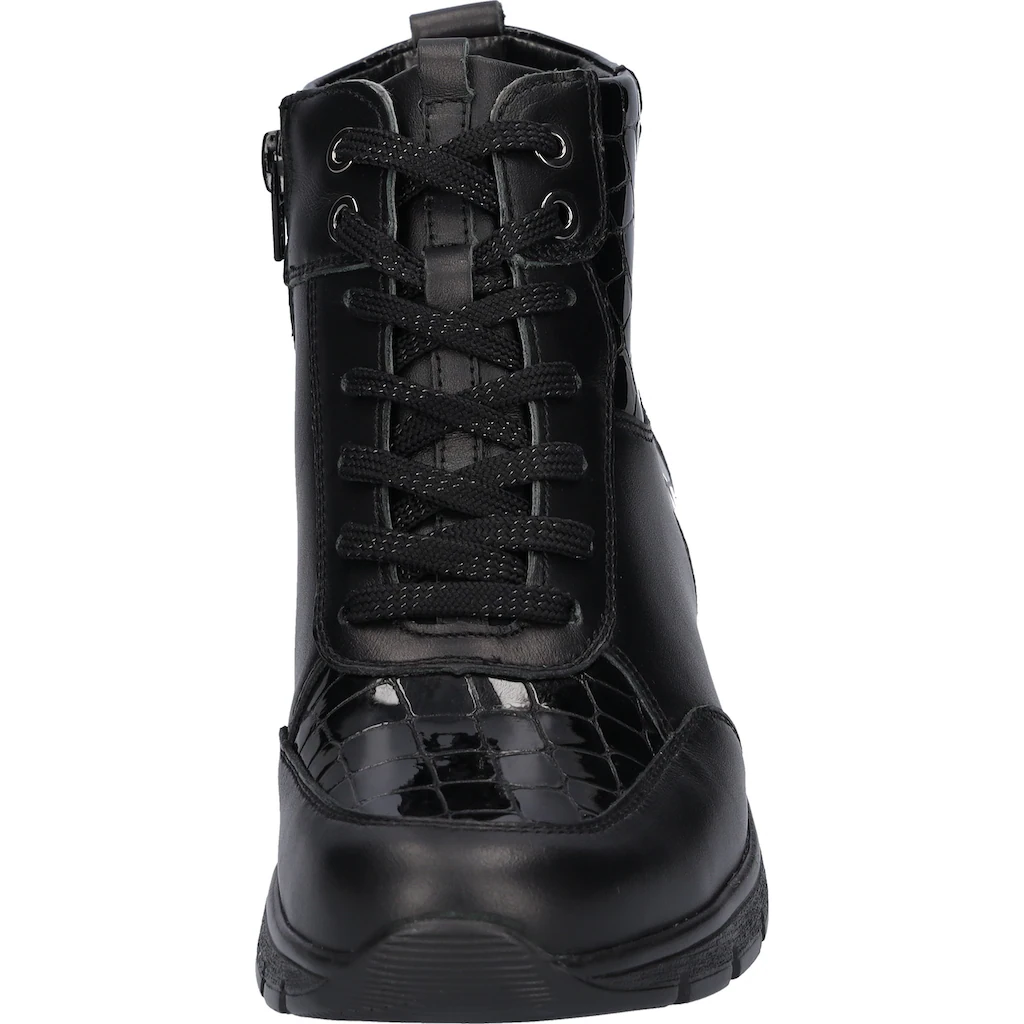Waldläufer Schnürboots »K-RAMONA« Stiefelette Bequemschuh Mit Innenreißverschluss K-Weite ▷ Für