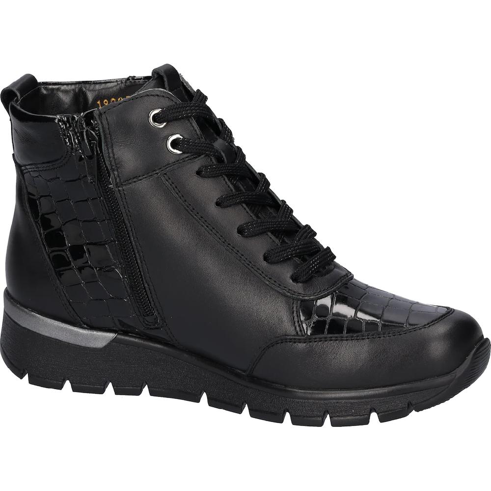 Waldläufer Schnürboots »K-RAMONA« Stiefelette Bequemschuh Mit Innenreißverschluss K-Weite ▷ Für
