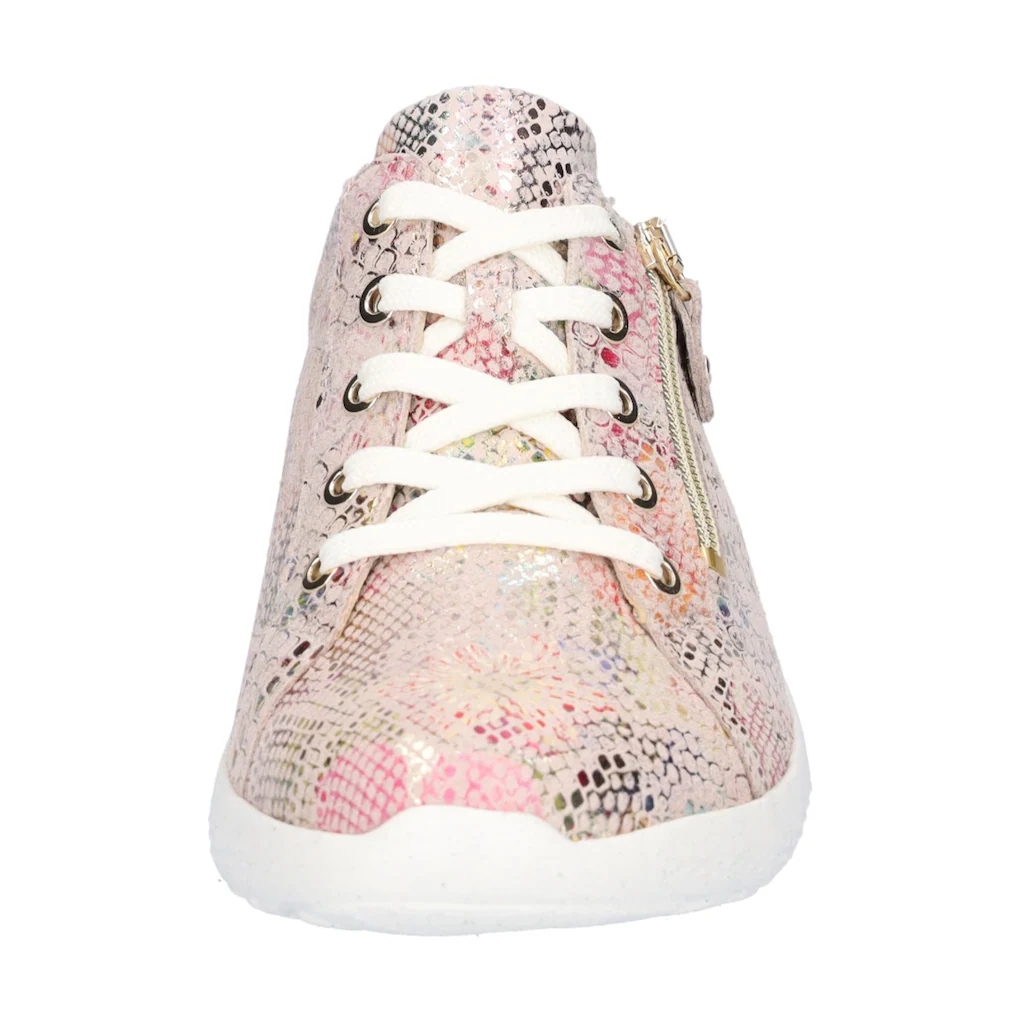 Waldläufer Schnürschuh »K-IRA« Halbschuh Komfortschuh Mit Farbenfrohem Druck Schuhweite K