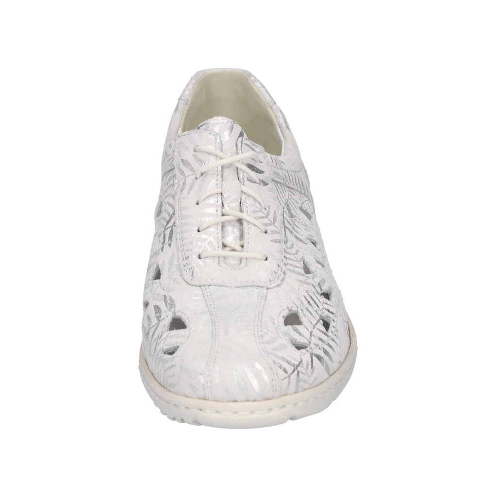 (Waldläufer Schnürschuh »KYA« Halbschuh Komfortschuh Extrabreite Weite K Für Den Kräftigen Fuß