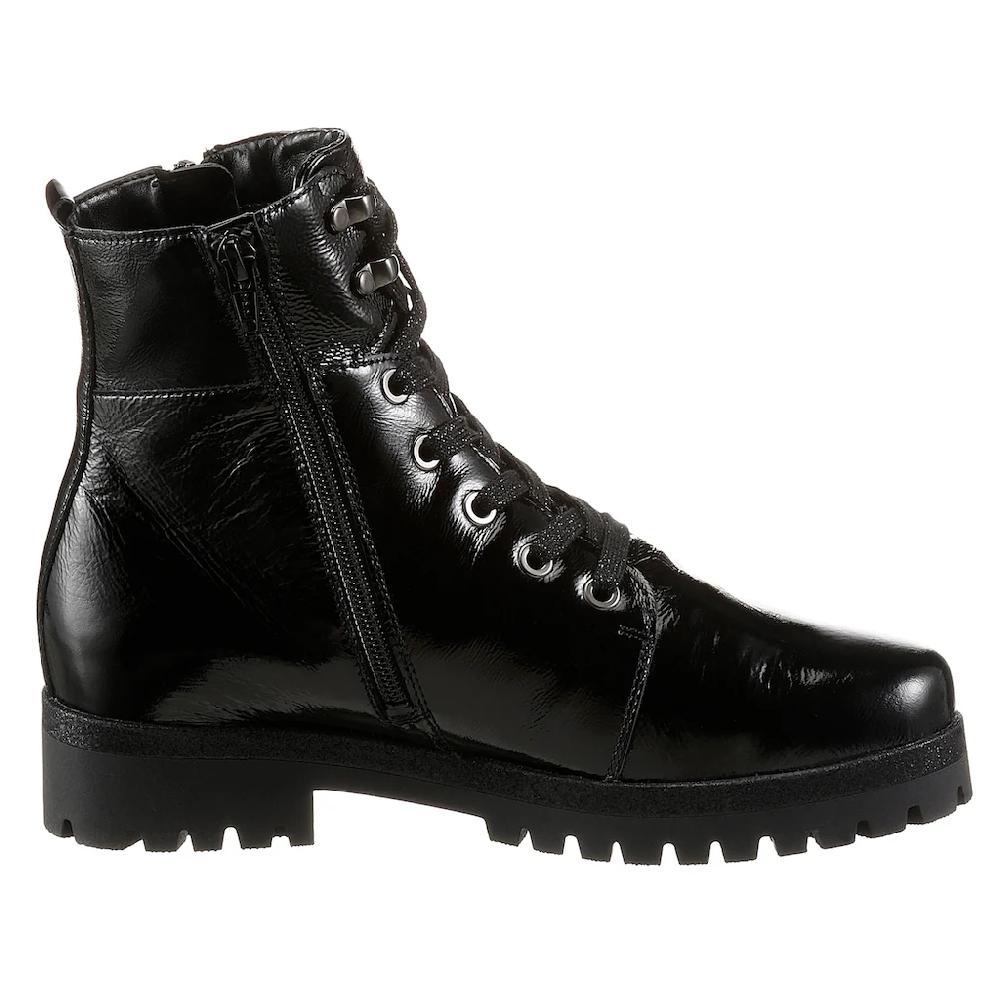 Waldläufer Schnürstiefelette »HANAKO« In Glänzender Lack-Optik H-Weite Kaufen